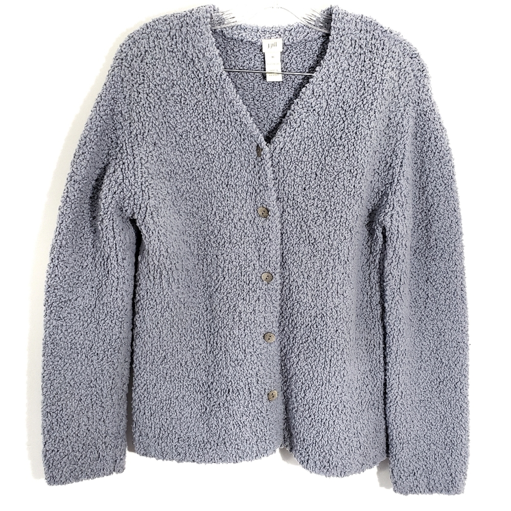 J. Jill teddy style button up cardigan sweater